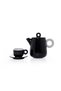 Porcelain Tea Set Black