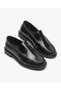 Women's Black Patent Leather Daily Oxford Classic Non-Slip Sole Loafer Shoes - 4