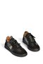 Z555101061 Black Genuine Suede Leather Sports Shoes Sneakers - 6