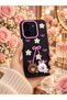 Redmi 15C 4g Compatible - Cute Silicone Phone Case with Embossed 3D Bow & Daisy Pattern - Camera Protected - 3