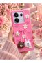 Redmi Note 13 Pro 5g Compatible - Cute Silicone Phone Case with Embossed 3D Bow & Daisy Pattern - Camera Protected - 2