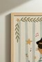 1 Piece Real Wood Framed Painting of a Guitarist Cat Concept - Wooden Painting for Kids and Baby Room and Home Decoration - 4