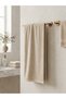 100% Cotton 50X100 Hand Towel Plain Cream 20/2 Ring 310 Gr - 3