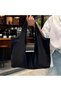 Keychain Tote Bag Foldable Leather, Portable Reusable Lightweight Handbag - 6