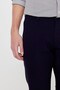 Regular Fit, Normal Cut, Narrow Leg, Side Pocket Detailed Navy Blue Trousers - 5