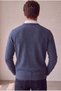 Classic Wool Blend V-Neck Men's Knitwear Sweater - 4