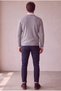 Classic Wool Blend V-Neck Men's Knitwear Sweater - 4