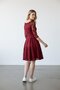 Rochie Jill A-Line Roșie - 2