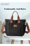 Women's Handbag Shopper Tote Bag Women's Canvas Satchel Handbags Shopping Shoulder Bag Casual Crossb - 4