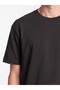Peak New Season Anthracite Crew Neck Combed Cotton Men's T-Shirt - 3