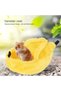 Plush Banana Hamster Bed with Hanging Swing Chains (Yellow) - 2