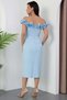 Beaded rose detail atlas evening dress bal100 - 7