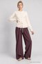 Fisto Embroidered Tied Knitwear Cardigan Las0012 Bone - 4