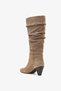 Cannes Mink Suede Leather Heeled Boots - 2