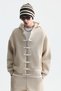 Fancy Button Sweatshirt and Barrel Fit Sweatpants Set - 3