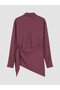 Shining Choices from Shining Store Women's Modal Blend Shirt with Shawl Detail - 8