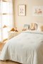 100% Cotton Combed Cotton Mint Star Embroidered Children's Single Quilt Multi-Purpose Cover 155X215 - 3