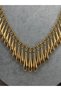 Drop Tassel Detailed Chain Necklace, Showy Modern Design, Stylish Women's Necklace - 2
