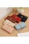 Stylish Women's Wallet - Long Wallet with Leaf Figured Clip and Hand Strap - 5
