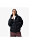 Women's Black Hooded Coat