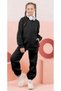 Children's Hooded Zippered Sweatshirt – Casual Comfortable Cardigan-9647-