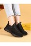 Dracia Full Black Color Luxury Suede Women's Daily Walking Shoes - 2