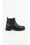 Artı-Artı001/Fl-1010 Genuine Leather Women's Daily Zippered Black Boots - 8