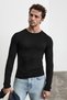 Taglio Men's Long Sleeve Black T-Shirt - 3