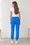 Women's Regular Fit Lycra Elastic Cuffs Basic 2-Piece Sweatpants Beige Saks - 7