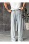 Washable Baggy Tracksuit with Stitching Detail - 5