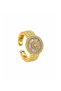 Zircon Stone Wheel Model Ring - 2