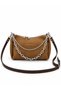 Suede Women's Hand and Shoulder Bag - 6