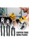 High Leverage Wire Cutter, Multi-functional Cable Cutting & Crimping Pliers Tool, Professional Wire - 4