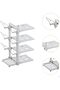 3-Tier Pot and Pan Storage Rack - White - 6
