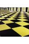 EVA Foam Exercise Mats, 30 mm, 105 x 105 cm, Black and Yellow, 4 Tiles - 5