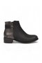 Women's Black Emerald Heeled Zippered Ankle Strap Stylish Comfortable Classic Boots 547877