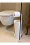 3D-Printed Freestanding Toilet Paper Holder with Spare Roll Storage—Modern Toilet Paper Stand Model BX - 2