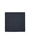 Navy Blue Patterned Classic Satin Pocket Handkerchief