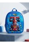 Boys' Preschool and Daycare Backpack, 26x29 cm, with Race Car Design, HB006 - 3