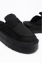 Suede Thick Platform Sole Women's Sabo Slippers - 2