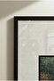 1 Piece Black Wooden Framed Horizontal Wooden Painting with Peaceful Botanical and Forest Concept - Home, Business and Office Decoration Painting - 6