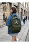 Khaki School Backpack 32X42 cm Bezoss - 3