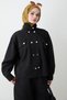 Black Suit with Snap Button Detail - 5
