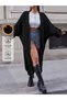 Plus Size Knitwear Long Cardigan - 2