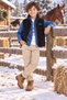 Boy's Style Inflatable Vest 4-Piece Winter Set - 4