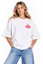 Unisex Women's Men's Slaughter Gang Back Printed Oversized Thick Fabric Relaxed Fit T-Shirt - 3