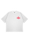 Unisex Women's Men's Slaughter Gang Back Printed Oversized Thick Fabric Relaxed Fit T-Shirt - 6