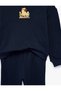 Embroidery Detailed Crew Neck Long Sleeve 2-Piece Tracksuit Set - 3