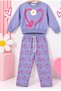 Girl's Daisy Printed Set 4623 - 2