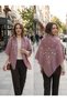 Cashmere Textured Ethnic Pattern Square Shoulder Shawl 95X95 cm - 3